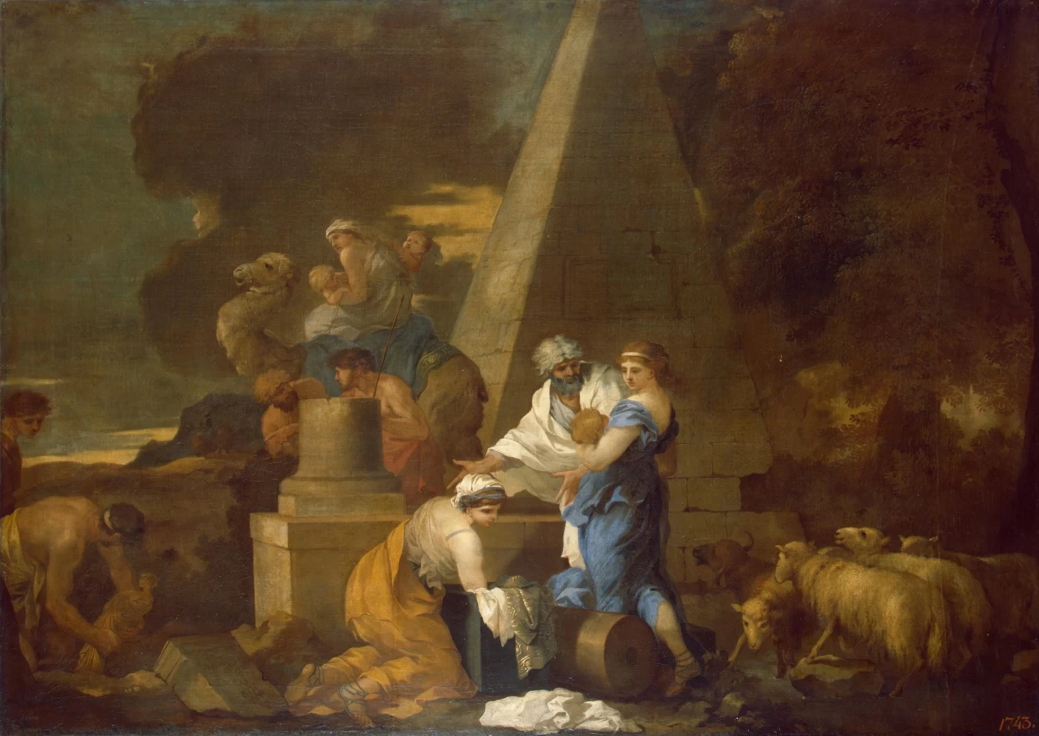 Giacobbe seppellisce le immagini di Labano - Hermitage